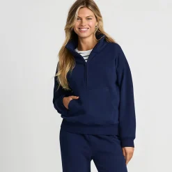 Sweatshirt SERIOUS SWEATS mit Reißverschluss für Damen