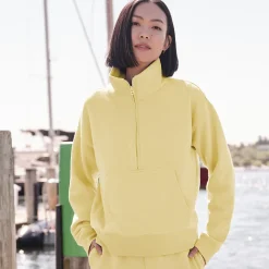 Sweatshirt SERIOUS SWEATS mit Reißverschluss für Damen
