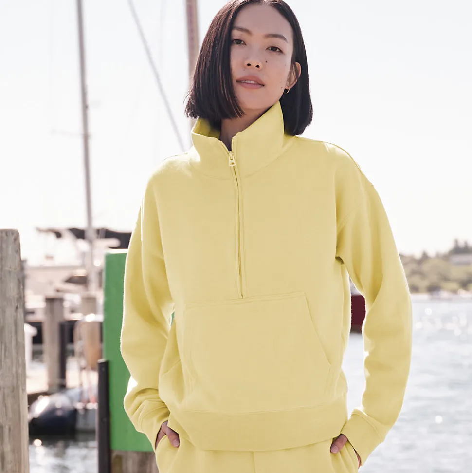 Sweatshirt SERIOUS SWEATS mit Reißverschluss für Damen
