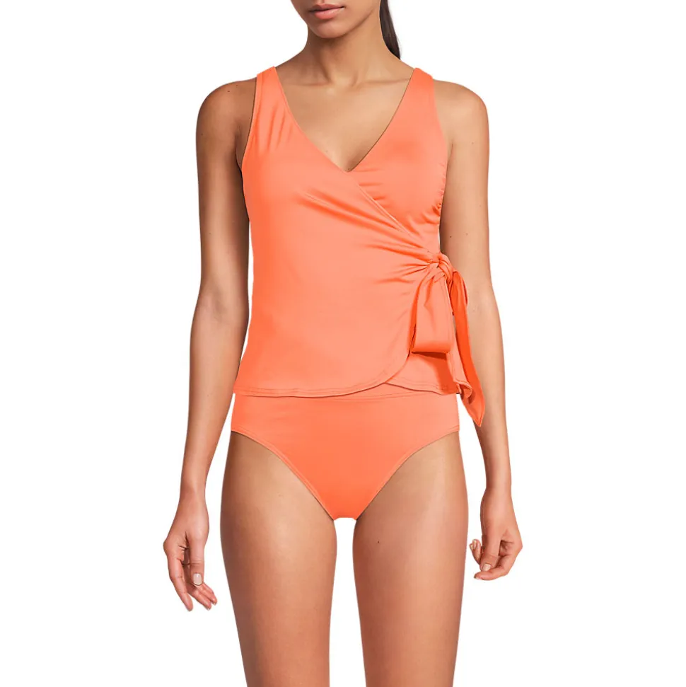 Tankini-Top mit seitlichem Bindeband für Damen