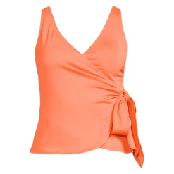 Tankini-Top mit seitlichem Bindeband für Damen