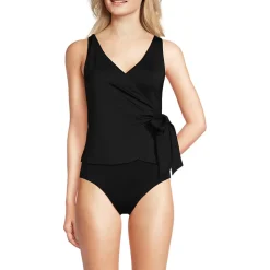 Tankini-Top mit seitlichem Bindeband für Damen