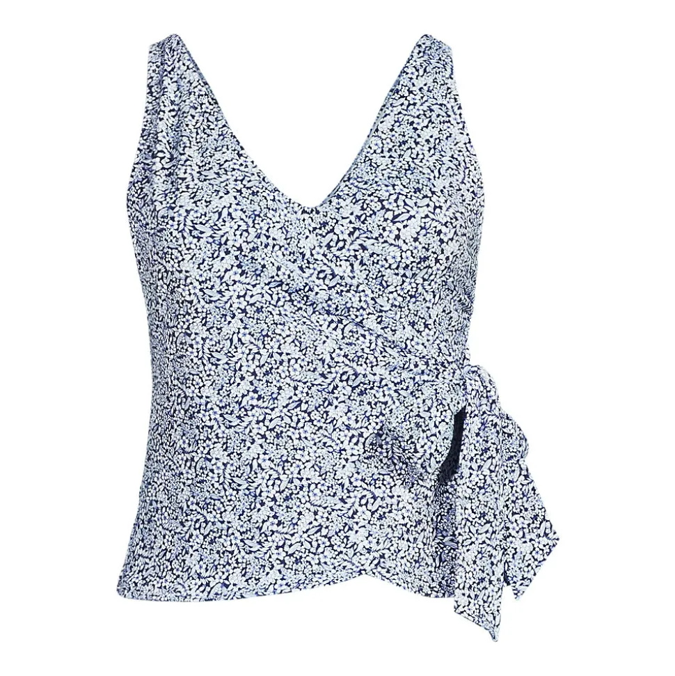 Tankini-Top mit seitlichem Bindeband für Damen