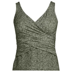 Tankini-Top mit Wickelfront Slender für Damen