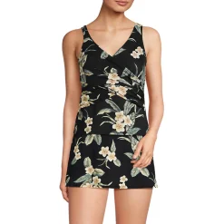 Tankini-Top mit Wickelfront Slender für Damen