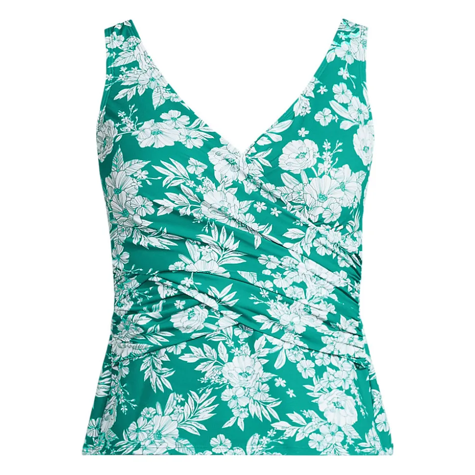Tankini-Top mit Wickelfront Slender für Damen
