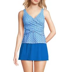 Tankini-Top mit Wickelfront Slender für Damen