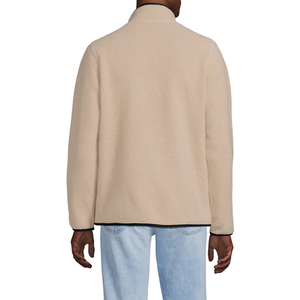 Teddyfleece-Jacke mit Reißverschluss für Herren