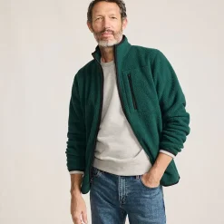 Teddyfleece-Jacke mit Reißverschluss für Herren
