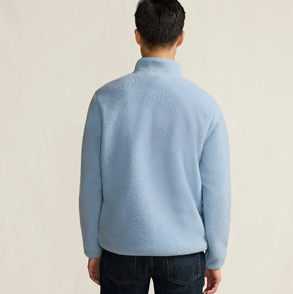 Teddy-Pullover mit Reißverschluss für Herren