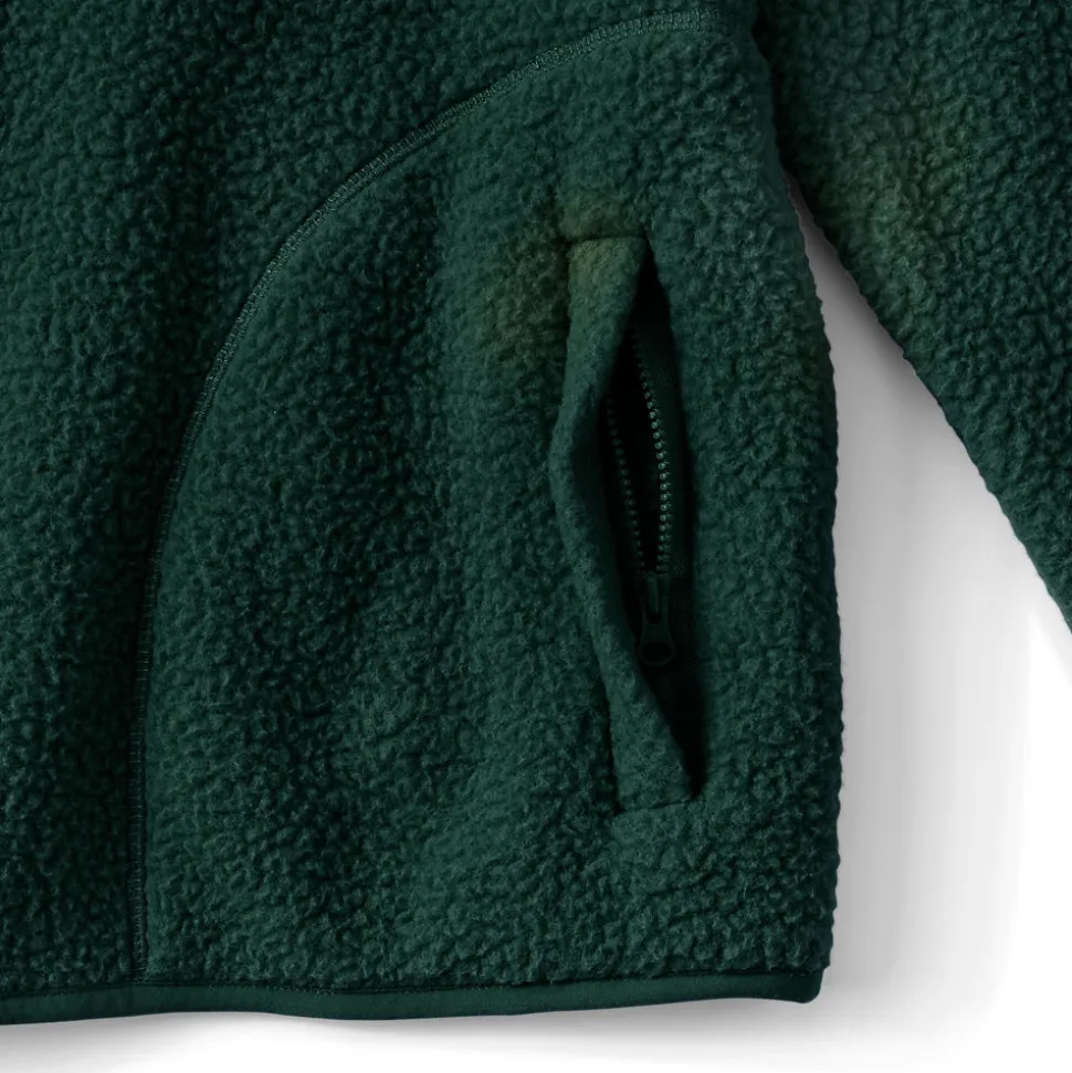 Teddy-Pullover mit Reißverschluss für Damen
