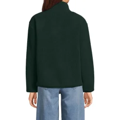 Teddy-Pullover mit Reißverschluss für Damen