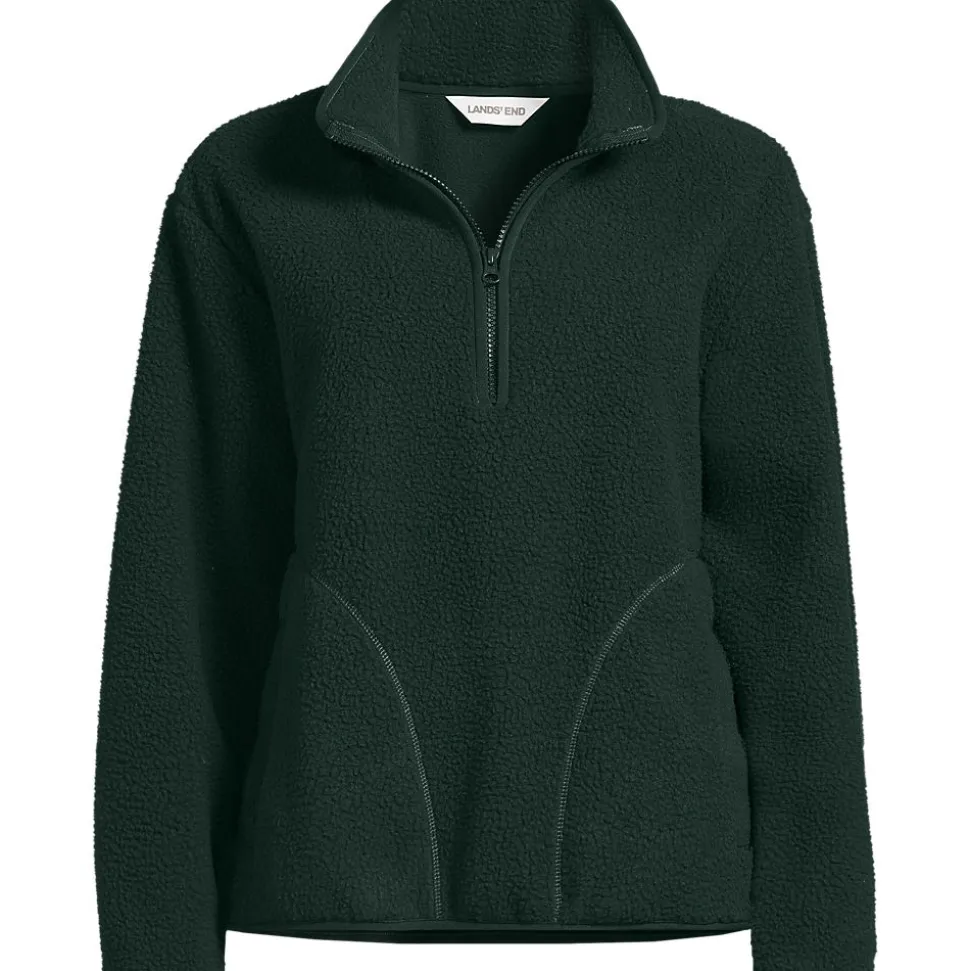 Teddy-Pullover mit Reißverschluss für Damen