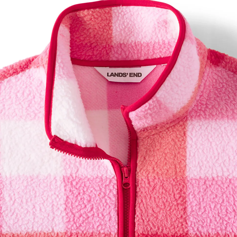 Teddy-Pullover mit Reißverschluss Gemustert für Damen