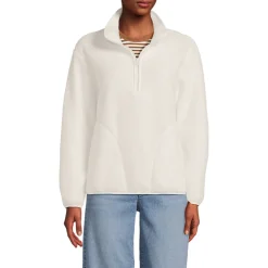 Teddy-Pullover mit Reißverschluss für Damen