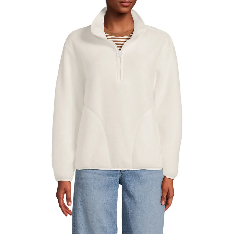 Teddy-Pullover mit Reißverschluss für Damen