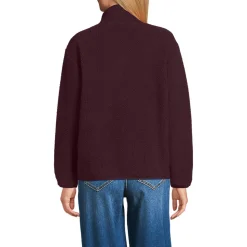 Teddy-Pullover mit Reißverschluss für Damen