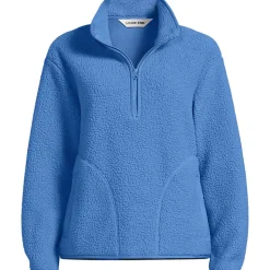 Teddy-Pullover mit Reißverschluss für Damen