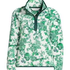 Teddy-Pullover mit Reißverschluss Gemustert für Damen