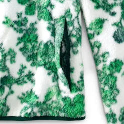 Teddy-Pullover mit Reißverschluss Gemustert für Damen
