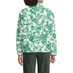 Teddy-Pullover mit Reißverschluss Gemustert für Damen