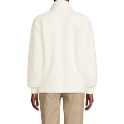 Teddy-Pullover mit Reißverschluss für Damen