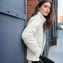 Teddy-Steppjacke für Damen