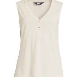 Top aus Leinenmix für Damen