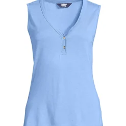 Top aus Leinenmix für Damen