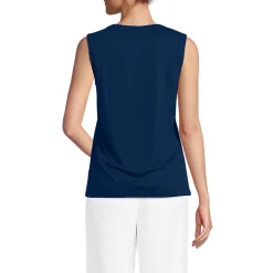 Top aus Leinenmix für Damen