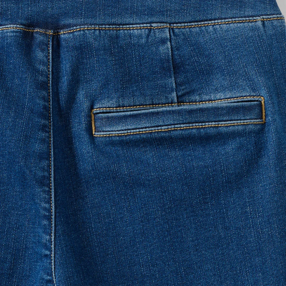 Travel-Schlagjeans High Waist für Damen