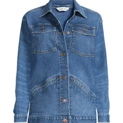 Trucker-Jeansjacke, oversized für Damen