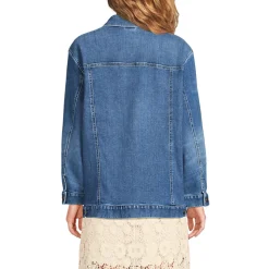 Trucker-Jeansjacke, oversized für Damen