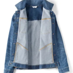 Trucker-Jeansjacke, oversized für Damen