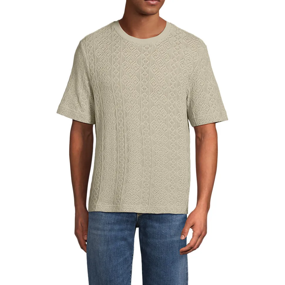T-Shirt aus Jersey mit Struktur für Herren