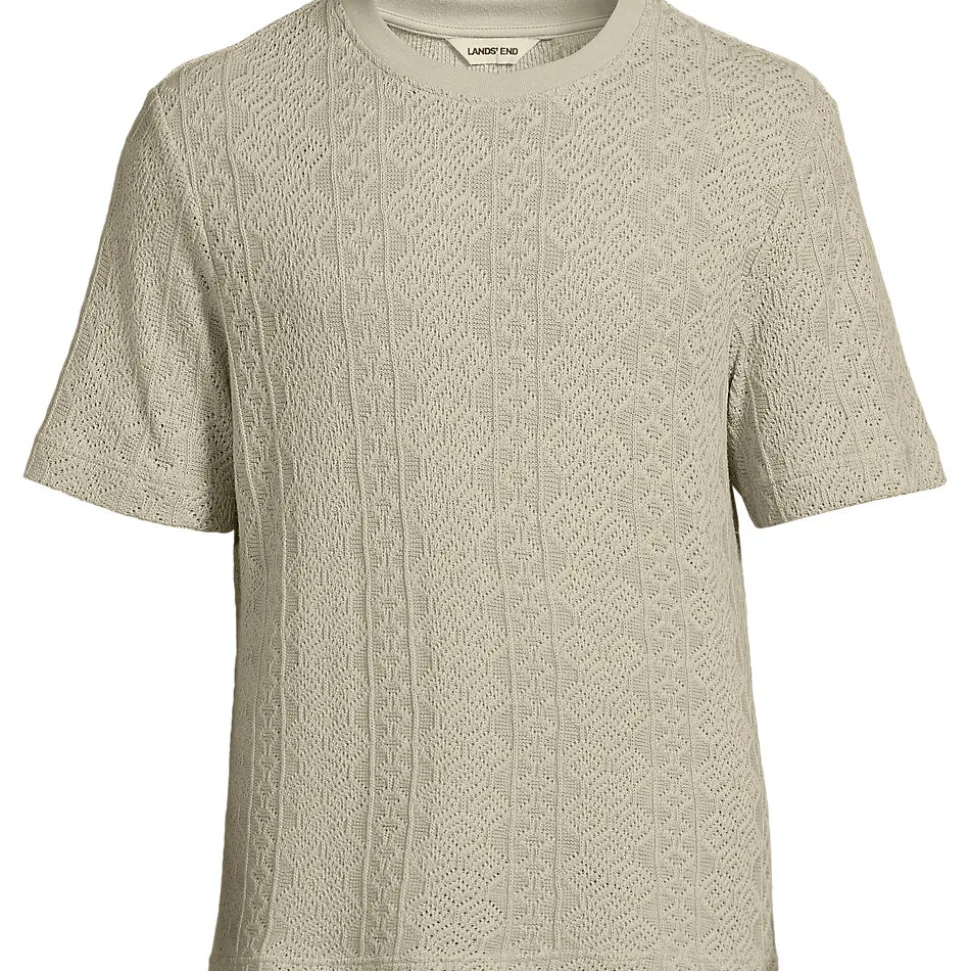 T-Shirt aus Jersey mit Struktur für Herren