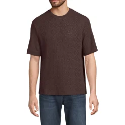 T-Shirt aus Jersey mit Struktur für Herren