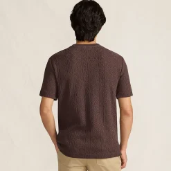 T-Shirt aus Jersey mit Struktur für Herren