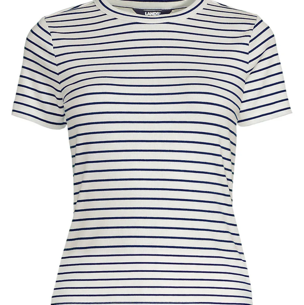 T-Shirt aus softem Viskosemix für Damen in Plus-Größe