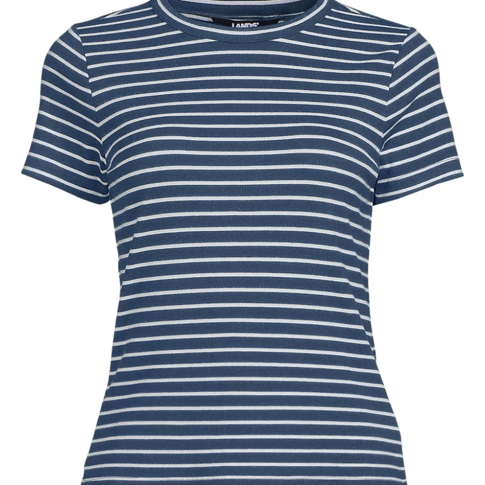 T-Shirt aus softem Viskosemix für Damen in Plus-Größe