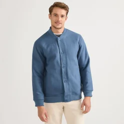 Twill-Bomberjacke im College-Look für Herren