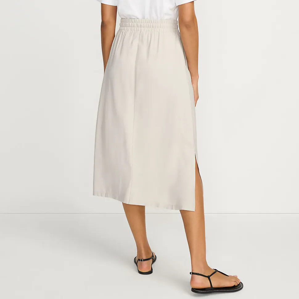 Twill-Midirock für Damen