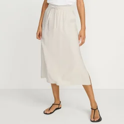 Twill-Midirock für Damen