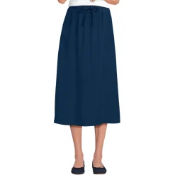 Twill-Midirock für Damen