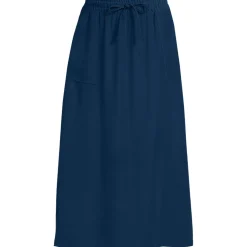 Twill-Midirock für Damen