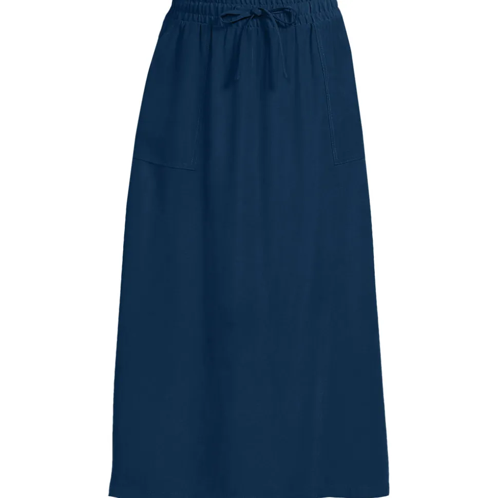 Twill-Midirock für Damen