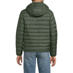 Ultraleichte verstaubare Daunen-Kapuzenjacke WANDERWEIGHT für Herren