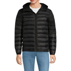 Ultraleichte verstaubare Daunen-Kapuzenjacke WANDERWEIGHT für Herren