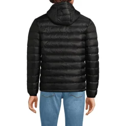 Ultraleichte verstaubare Daunen-Kapuzenjacke WANDERWEIGHT für Herren