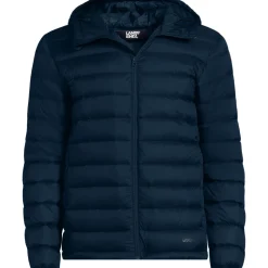 Ultraleichte verstaubare Daunen-Kapuzenjacke WANDERWEIGHT für Herren
